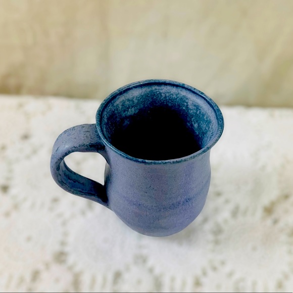 Blue Pottery Mug set of seven - Picture 4 of 10